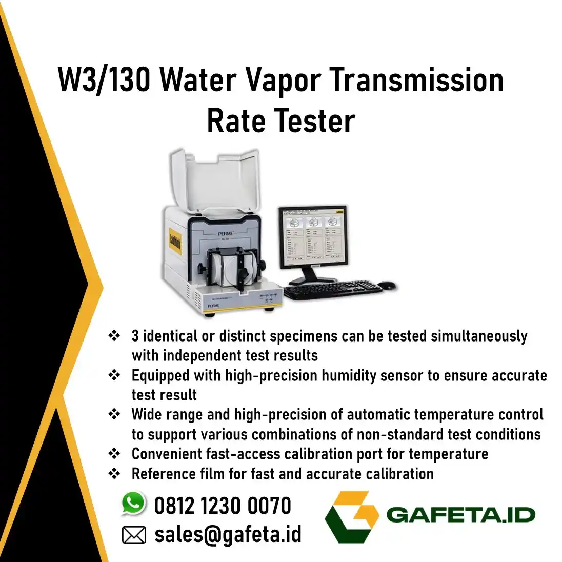 Water Vapor Transmission Rate Tester
