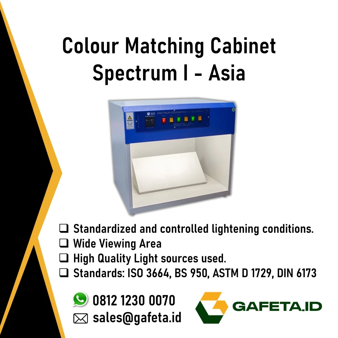 Jual Presto Color Matching Cabinet Spectrum Asia I untuk Uji Warna